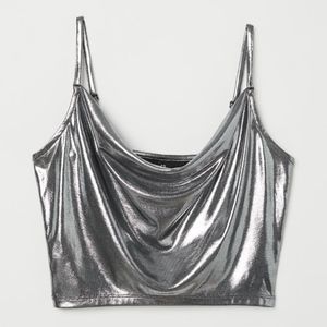 Shimmery Metallic Top